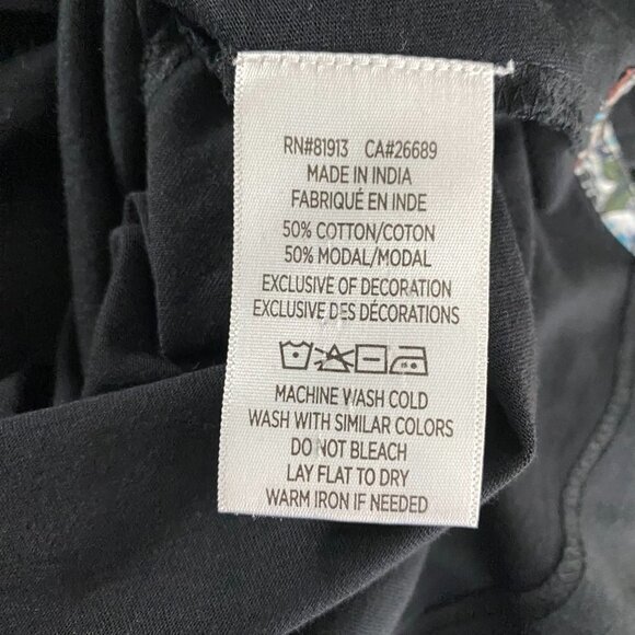 Robert Graham Polo Shirt XL Short Sleeve Black Classic Fit Cotton‎ Modal TP-2503 - Picture 6 of 6